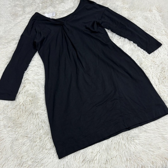 Loft Outlet NWT Lounge Black Fleece Lined Soft Warm Twist back Size Small - Picture 9 of 12